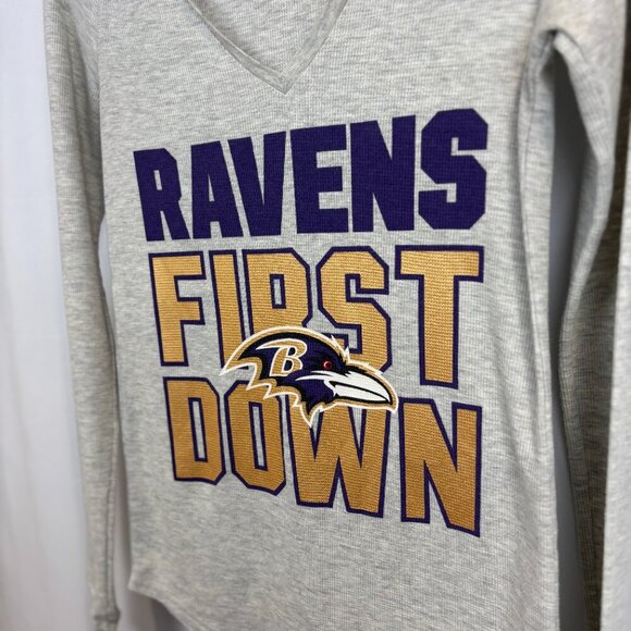 NFL & PINK by Victoria's Secret Collab Raven's Long Sleeve - Picture 2 of 7